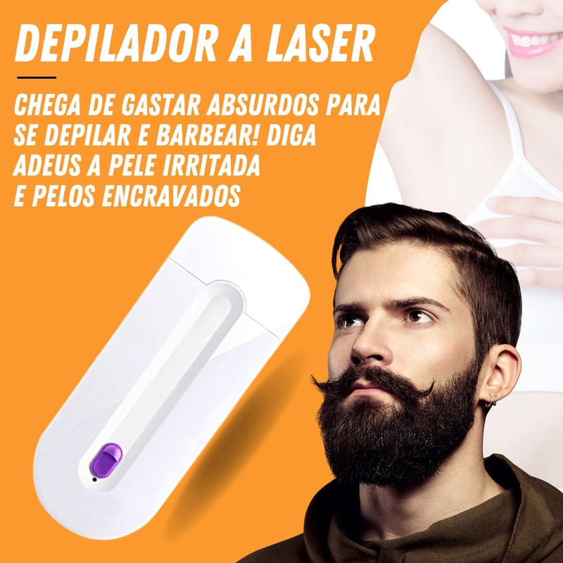 Depilador a Laser Profissional - Removedor de Pelos Elétrico Depilador a Laser Profissional P1 Direct Ofertas 